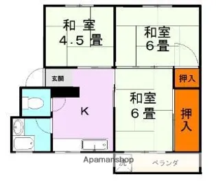 第1羽田ビル【4階】の間取り