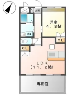アーバンライフ12【103号室】の間取り