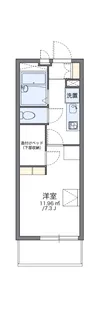 レオパレス太田参番館【102号室】の間取り