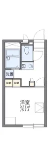 レオパレス城下京町【203号室】の間取り