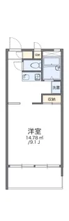 レオパレスサンライズマンション近見町【312号室】の間取り