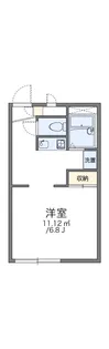レオパレスレイクガーデン【204号室】の間取り