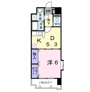 レジデンス小峯【3階】の間取り
