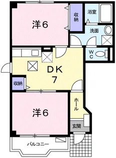 ハッピーライフ【1階】の間取り
