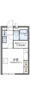 レオパレスRINGNE【207号室】の間取り