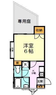 ラムズ8201【1階】の間取り