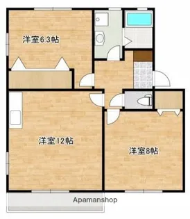 ボノスA【2階】の間取り
