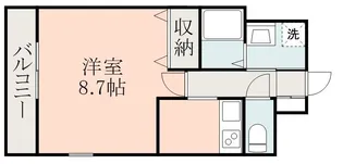 クロノス29新町【6階】の間取り