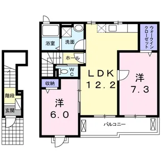 ベル・フィオーレ【2階】の間取り