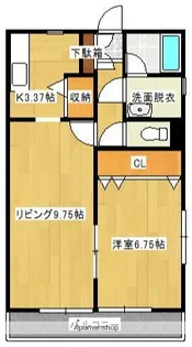 CURE新外【1階】の間取り