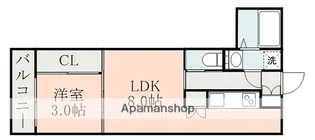 SMILEAX神水【1階】の間取り