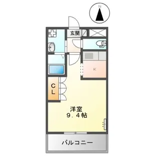 フォルテカーサ【2階】の間取り