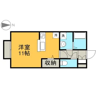 エクセレントユウ【1階】の間取り