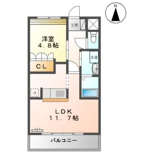 OASIS IZUMI【203号室】の間取り