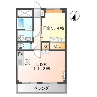 アーバニーハイムⅠ【1階】の間取り