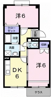 ドリームシャトーⅡ【1階】の間取り