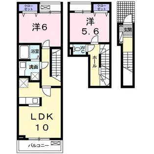 TK・Ⅱ【2階】の間取り