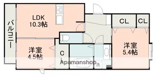 JK新外【3階】の間取り