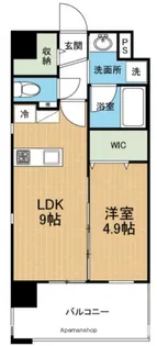 フェリーチェ九品寺【2階】の間取り