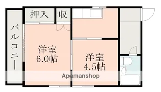 コトヒラコーポ【1階】の間取り