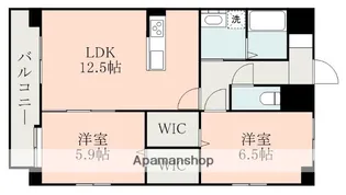 エイビス【10階】の間取り