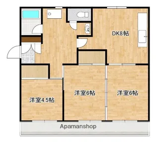 大田マンション【4階】の間取り