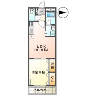 サンタプレイス【1階】の間取り