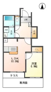 レアルB【103号室】の間取り