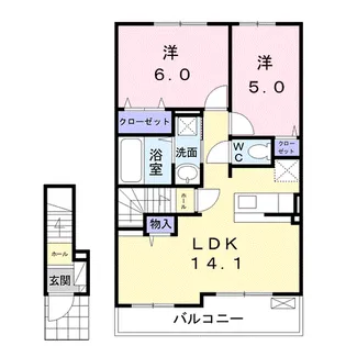 シドニー【2階】の間取り
