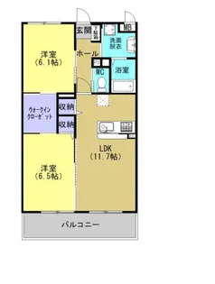しゃるまん【3階】の間取り