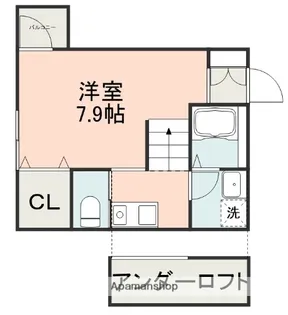 ウェルフォアティサン【2階】の間取り