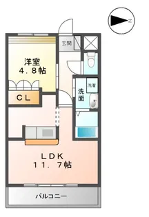 メルヴェール・M【2階】の間取り