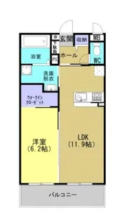 サンリッチ・T3番館【202号室】の間取り