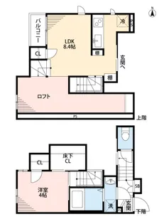 熊本県熊本市中央区春竹町大字春竹【アパート】の間取り