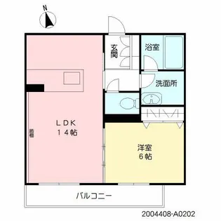 シャーメゾン江津湖【2階】の間取り