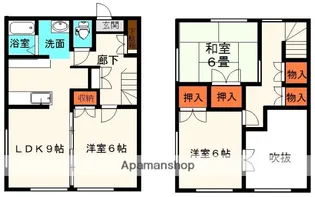 コテージM【1階】の間取り