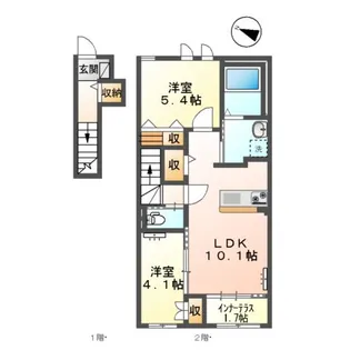 サンヒルズ【2階】の間取り