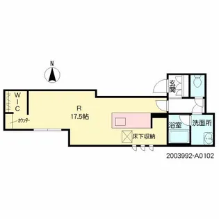 シャーメゾンSIN【1階】の間取り