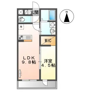 グランベルハウス【1階】の間取り