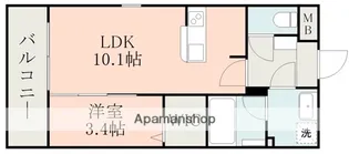 RIO光の森北【2階】の間取り