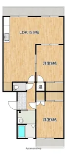 ストークハイム【1階】の間取り