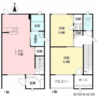 ガーデンスクエア A棟【1階】の間取り