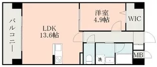 熊本県熊本市北区清水東町【マンション】の間取り