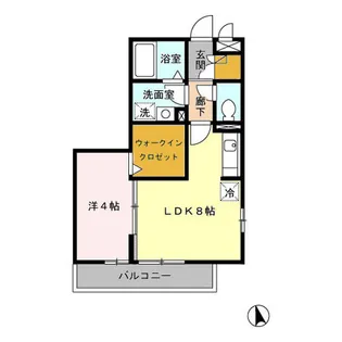 コートクロッカス【3階】の間取り