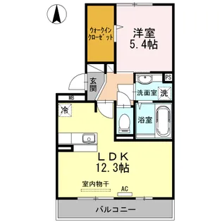 アンドリア【2階】の間取り