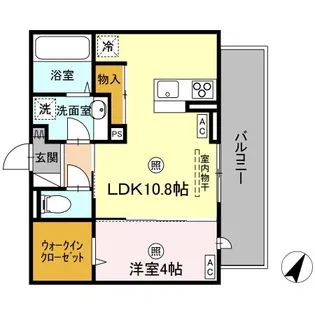 ミル・ルミエールⅡ【2階】の間取り