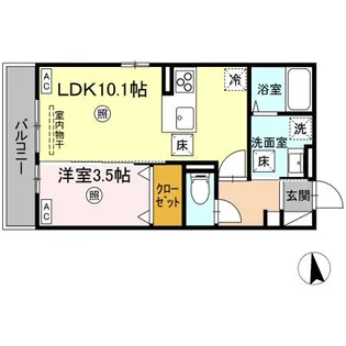 NOAH【1階】の間取り