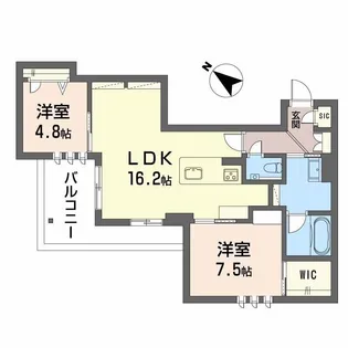 シャーメゾン 新屋敷 PREMIUM【3階】の間取り