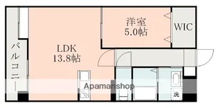 シャルム菊陽【8階】の間取り