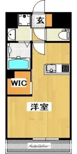 ラーナ新水前寺【6階】の間取り